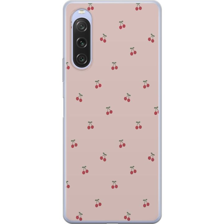 Mobilskal till Sony Xperia 10 V med Körsbär motiv i gruppen SMARTPHONE & SURFPLATTOR / Mobilskydd / Sony hos TP E-commerce Nordic AB (A61071)