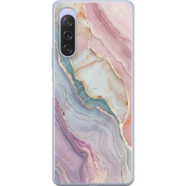 Mobilskal till Sony Xperia 10 V med Marmor motiv i gruppen SMARTPHONE & SURFPLATTOR / Mobilskydd / Sony hos TP E-commerce Nordic AB (A61086)