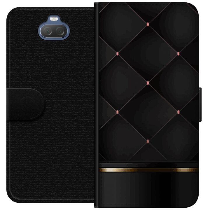 Plånboksfodral till Sony Xperia 10 Plus med Lyxig linje motiv i gruppen SMARTPHONE & SURFPLATTOR / Mobilskydd / Sony hos TP E-commerce Nordic AB (A61106)