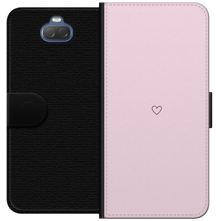 Plånboksfodral till Sony Xperia 10 Plus med Hjärta motiv i gruppen SMARTPHONE & SURFPLATTOR / Mobilskydd / Sony hos TP E-commerce Nordic AB (A61110)