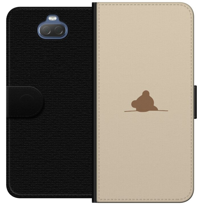 Plånboksfodral till Sony Xperia 10 Plus med Nalle motiv i gruppen SMARTPHONE & SURFPLATTOR / Mobilskydd / Sony hos TP E-commerce Nordic AB (A61111)