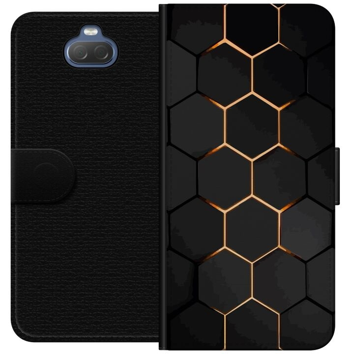 Plånboksfodral till Sony Xperia 10 Plus med Lyxigt Mönster motiv i gruppen SMARTPHONE & SURFPLATTOR / Mobilskydd / Sony hos TP E-commerce Nordic AB (A61116)
