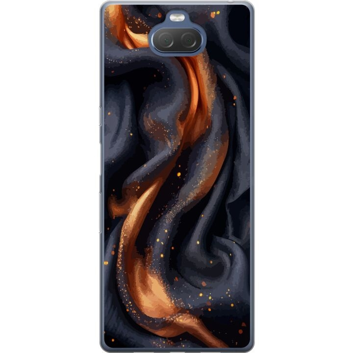 Mobilskal till Sony Xperia 10 Plus med Eldigt silke motiv i gruppen SMARTPHONE & SURFPLATTOR / Mobilskydd / Sony hos TP E-commerce Nordic AB (A61119)