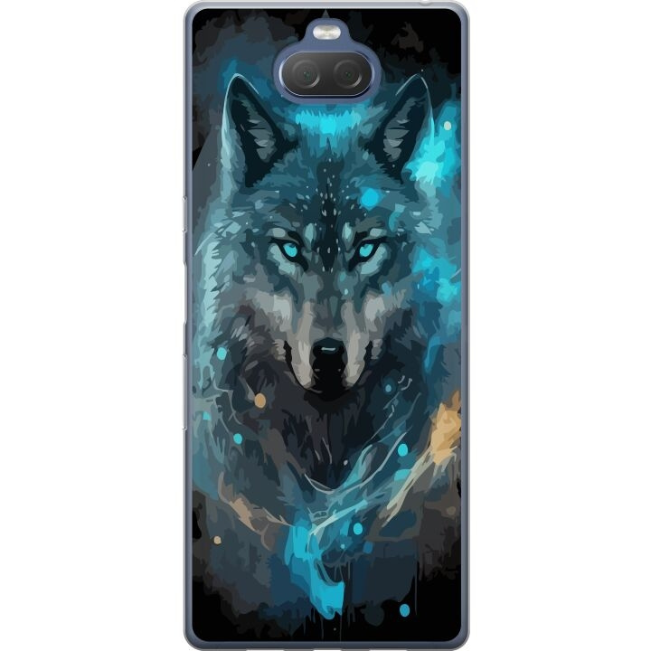 Mobilskal till Sony Xperia 10 Plus med Varg motiv i gruppen SMARTPHONE & SURFPLATTOR / Mobilskydd / Sony hos TP E-commerce Nordic AB (A61123)