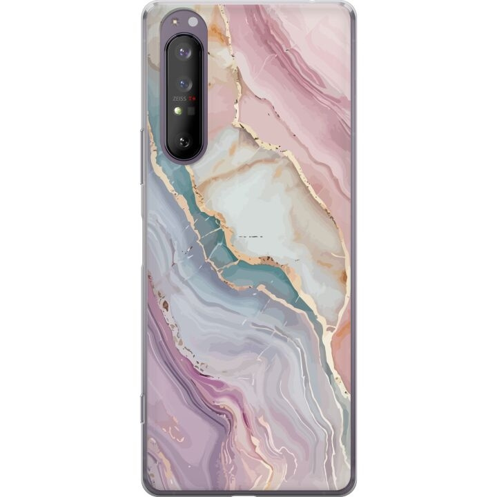 Mobilskal till Sony Xperia 1 II med Marmor motiv i gruppen SMARTPHONE & SURFPLATTOR / Mobilskydd / Sony hos TP E-commerce Nordic AB (A61167)