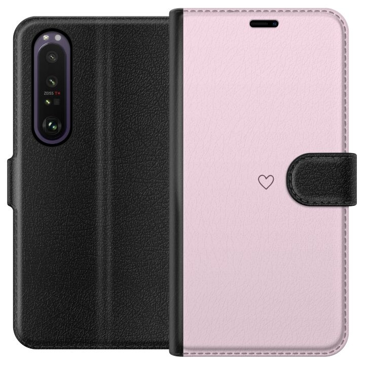 Plånboksfodral till Sony Xperia 1 III med Hjärta motiv i gruppen SMARTPHONE & SURFPLATTOR / Mobilskydd / Sony hos TP E-commerce Nordic AB (A61191)