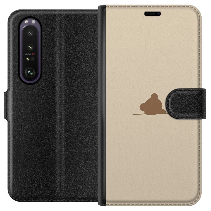 Plånboksfodral till Sony Xperia 1 III med Nalle motiv i gruppen SMARTPHONE & SURFPLATTOR / Mobilskydd / Sony hos TP E-commerce Nordic AB (A61192)