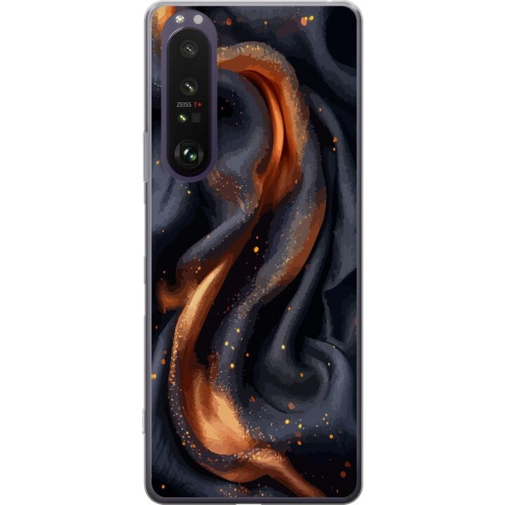 Mobilskal till Sony Xperia 1 III med Eldigt silke motiv i gruppen SMARTPHONE & SURFPLATTOR / Mobilskydd / Sony hos TP E-commerce Nordic AB (A61200)