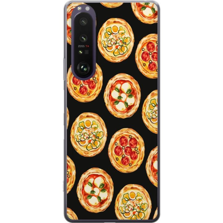 Mobilskal till Sony Xperia 1 III med Pizza motiv i gruppen SMARTPHONE & SURFPLATTOR / Mobilskydd / Sony hos TP E-commerce Nordic AB (A61212)