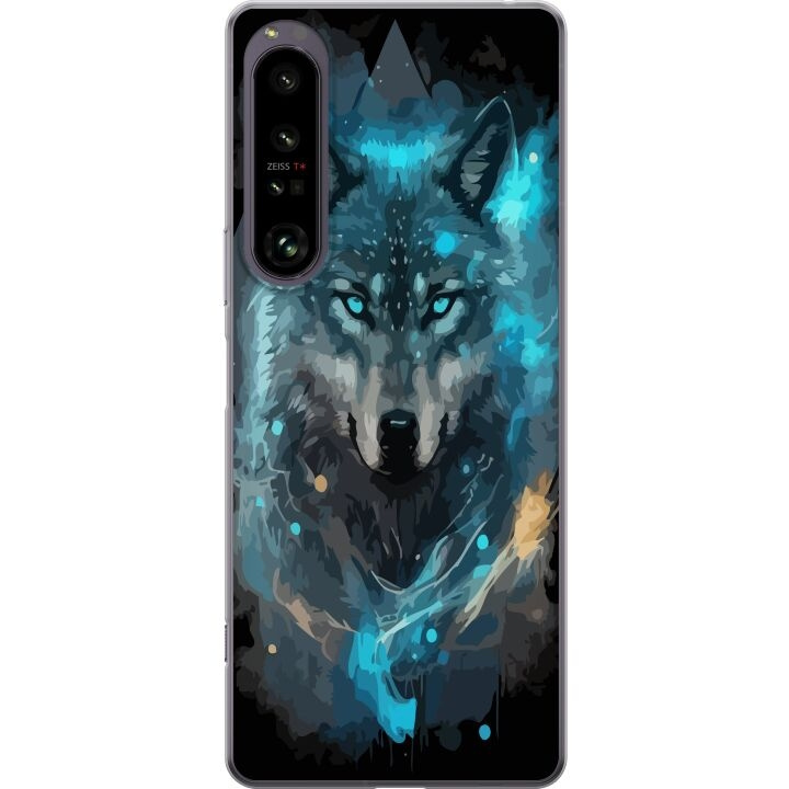 Mobilskal till Sony Xperia 1 IV med Varg motiv i gruppen SMARTPHONE & SURFPLATTOR / Mobilskydd / Sony hos TP E-commerce Nordic AB (A61258)