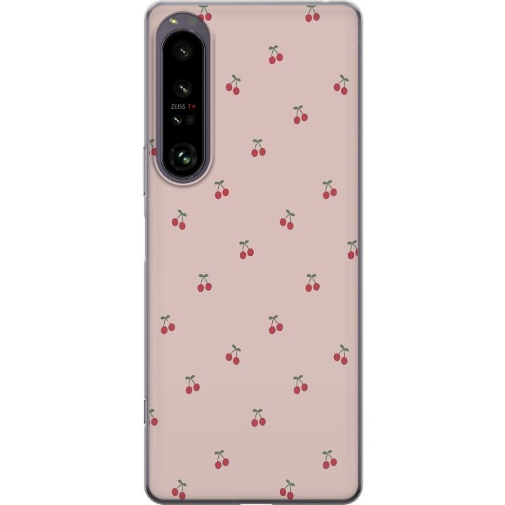 Mobilskal till Sony Xperia 1 IV med Körsbär motiv i gruppen SMARTPHONE & SURFPLATTOR / Mobilskydd / Sony hos TP E-commerce Nordic AB (A61260)