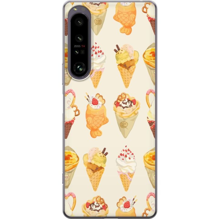 Mobilskal till Sony Xperia 1 IV med Glassigt motiv i gruppen SMARTPHONE & SURFPLATTOR / Mobilskydd / Sony hos TP E-commerce Nordic AB (A61264)