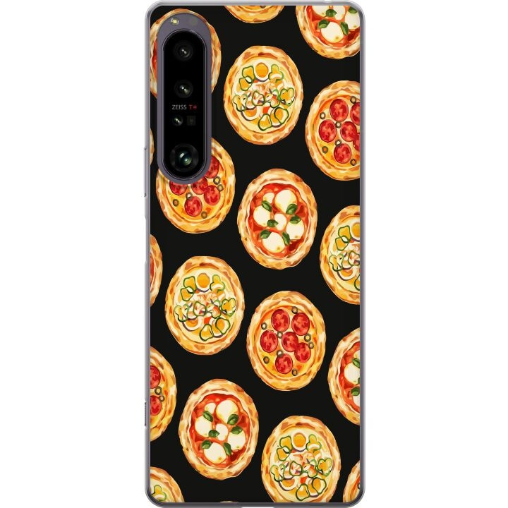 Mobilskal till Sony Xperia 1 IV med Pizza motiv i gruppen SMARTPHONE & SURFPLATTOR / Mobilskydd / Sony hos TP E-commerce Nordic AB (A61266)