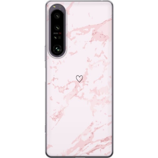 Mobilskal till Sony Xperia 1 IV med Rosa Hjärta motiv