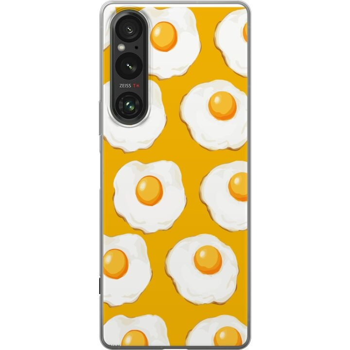 Mobilskal till Sony Xperia 1 V med Stekt ägg motiv i gruppen SMARTPHONE & SURFPLATTOR / Mobilskydd / Sony hos TP E-commerce Nordic AB (A61309)
