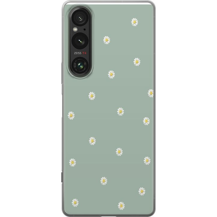 Mobilskal till Sony Xperia 1 V med Prästkragar motiv i gruppen SMARTPHONE & SURFPLATTOR / Mobilskydd / Sony hos TP E-commerce Nordic AB (A61311)