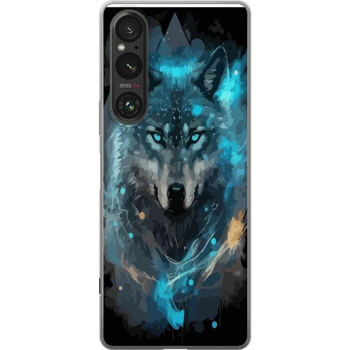 Mobilskal till Sony Xperia 1 V med Varg motiv i gruppen SMARTPHONE & SURFPLATTOR / Mobilskydd / Sony hos TP E-commerce Nordic AB (A61312)