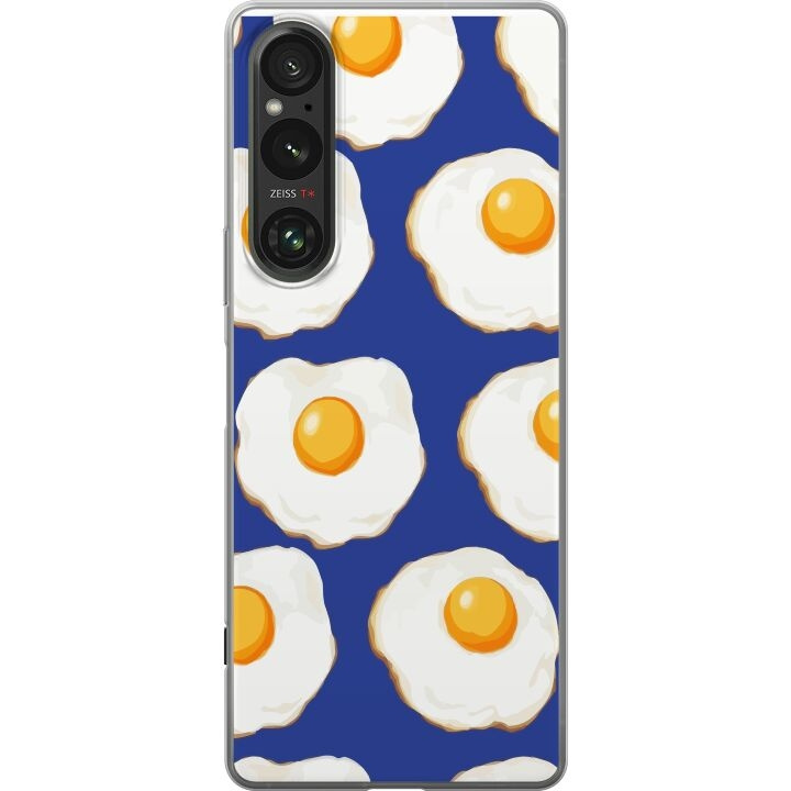 Mobilskal till Sony Xperia 1 V med Stekta ägg motiv i gruppen SMARTPHONE & SURFPLATTOR / Mobilskydd / Sony hos TP E-commerce Nordic AB (A61313)
