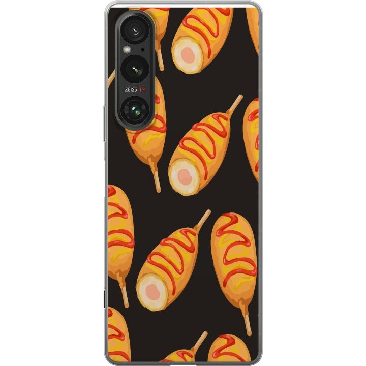 Mobilskal till Sony Xperia 1 V med Kycklingklubba motiv i gruppen SMARTPHONE & SURFPLATTOR / Mobilskydd / Sony hos TP E-commerce Nordic AB (A61316)