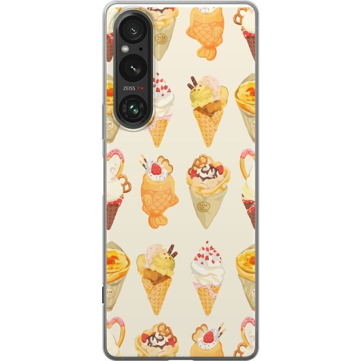Mobilskal till Sony Xperia 1 V med Glassigt motiv i gruppen SMARTPHONE & SURFPLATTOR / Mobilskydd / Sony hos TP E-commerce Nordic AB (A61318)