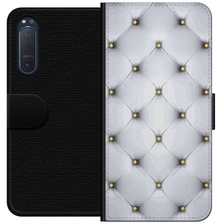 Plånboksfodral till Sony Xperia 5 II med Lyxigt motiv i gruppen SMARTPHONE & SURFPLATTOR / Mobilskydd / Sony hos TP E-commerce Nordic AB (A61375)