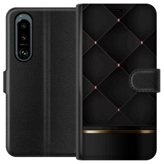 Plånboksfodral till Sony Xperia 5 III med Lyxig linje motiv