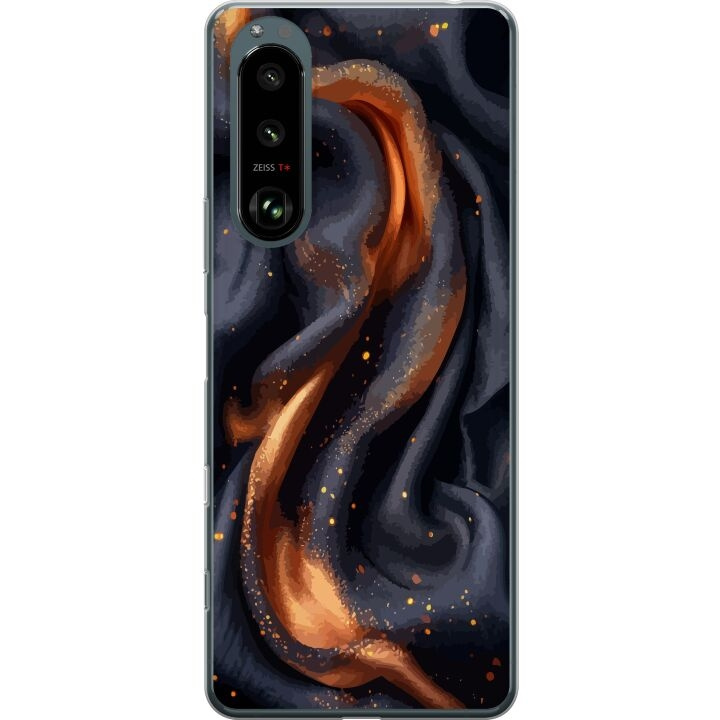Mobilskal till Sony Xperia 5 III med Eldigt silke motiv i gruppen SMARTPHONE & SURFPLATTOR / Mobilskydd / Sony hos TP E-commerce Nordic AB (A61443)