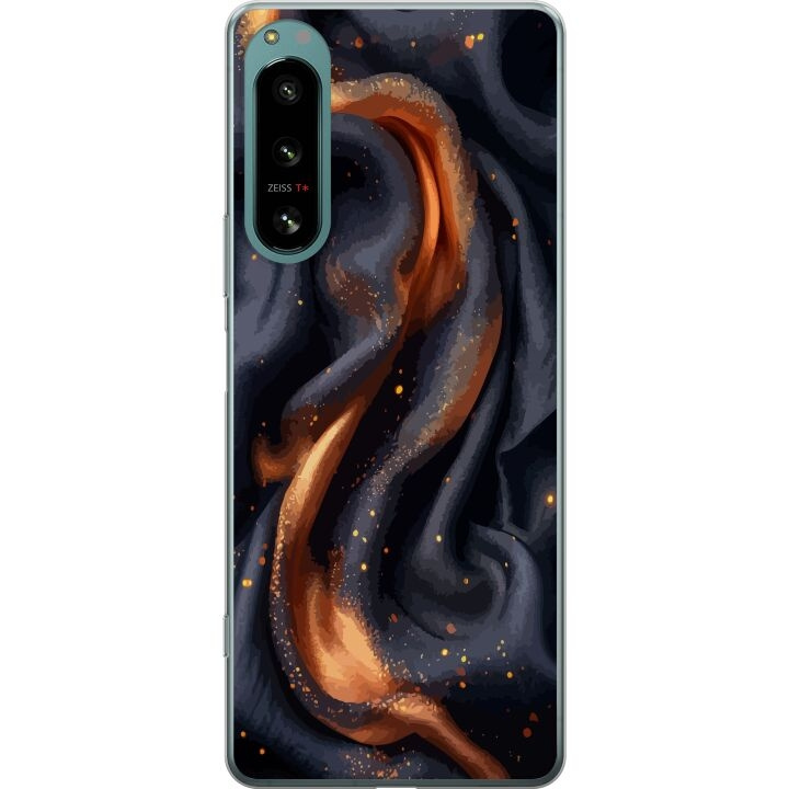 Mobilskal till Sony Xperia 5 IV med Eldigt silke motiv i gruppen SMARTPHONE & SURFPLATTOR / Mobilskydd / Sony hos TP E-commerce Nordic AB (A61497)