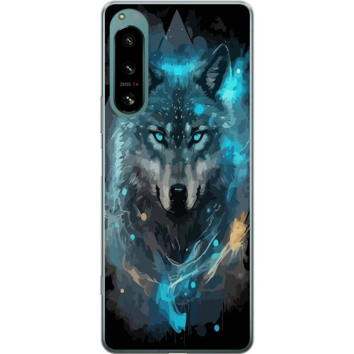 Mobilskal till Sony Xperia 5 IV med Varg motiv i gruppen SMARTPHONE & SURFPLATTOR / Mobilskydd / Sony hos TP E-commerce Nordic AB (A61501)