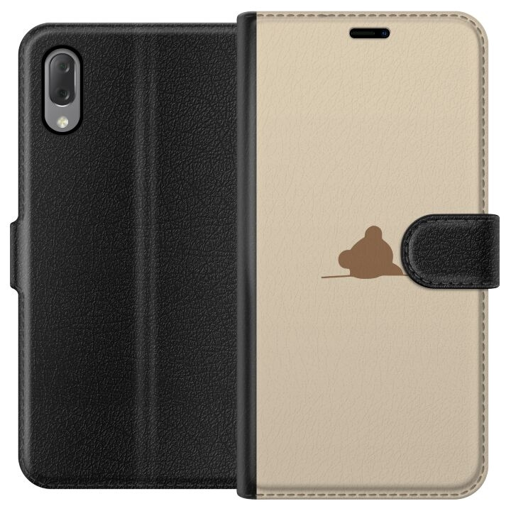 Plånboksfodral till Sony Xperia L3 med Nalle motiv i gruppen SMARTPHONE & SURFPLATTOR / Mobilskydd / Sony hos TP E-commerce Nordic AB (A61624)