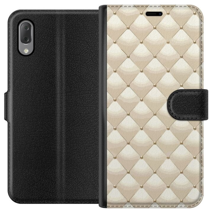 Plånboksfodral till Sony Xperia L3 med Guldglans motiv i gruppen SMARTPHONE & SURFPLATTOR / Mobilskydd / Sony hos TP E-commerce Nordic AB (A61630)