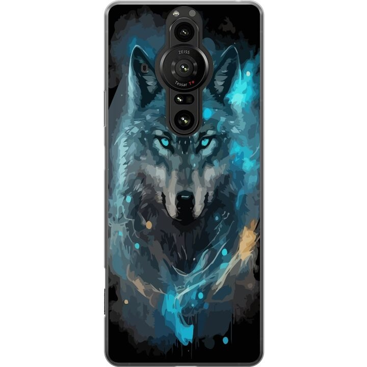 Mobilskal till Sony Xperia Pro-I med Varg motiv i gruppen SMARTPHONE & SURFPLATTOR / Mobilskydd / Sony hos TP E-commerce Nordic AB (A61690)