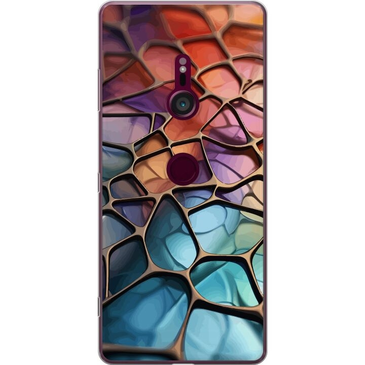 Mobilskal till Sony Xperia XZ3 med Metalliskt mönster motiv i gruppen SMARTPHONE & SURFPLATTOR / Mobilskydd / Sony hos TP E-commerce Nordic AB (A61722)