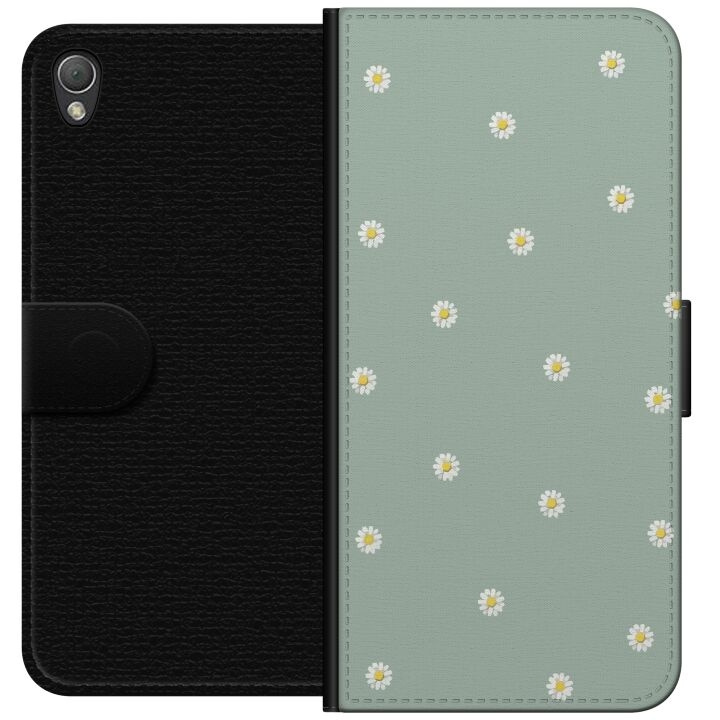 Plånboksfodral till Sony Xperia Z3 med Prästkragar motiv i gruppen SMARTPHONE & SURFPLATTOR / Mobilskydd / Sony hos TP E-commerce Nordic AB (A61743)