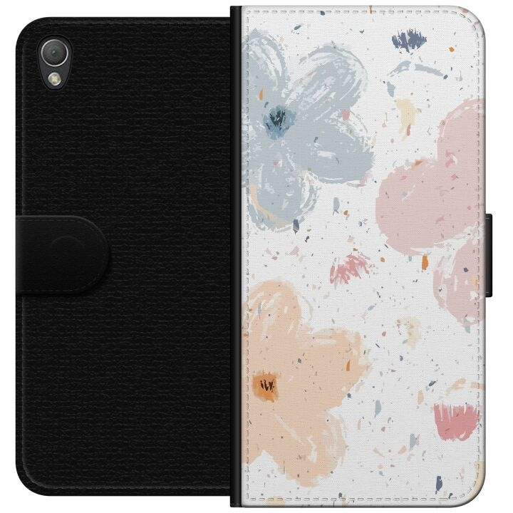 Plånboksfodral till Sony Xperia Z3 med Blommor motiv i gruppen SMARTPHONE & SURFPLATTOR / Mobilskydd / Sony hos TP E-commerce Nordic AB (A61751)