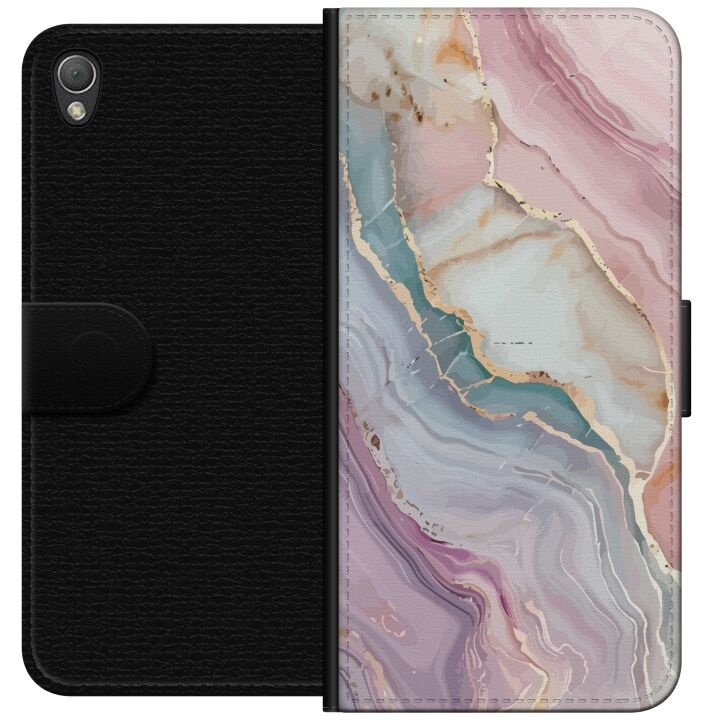 Plånboksfodral till Sony Xperia Z3 med Marmor motiv i gruppen SMARTPHONE & SURFPLATTOR / Mobilskydd / Sony hos TP E-commerce Nordic AB (A61761)