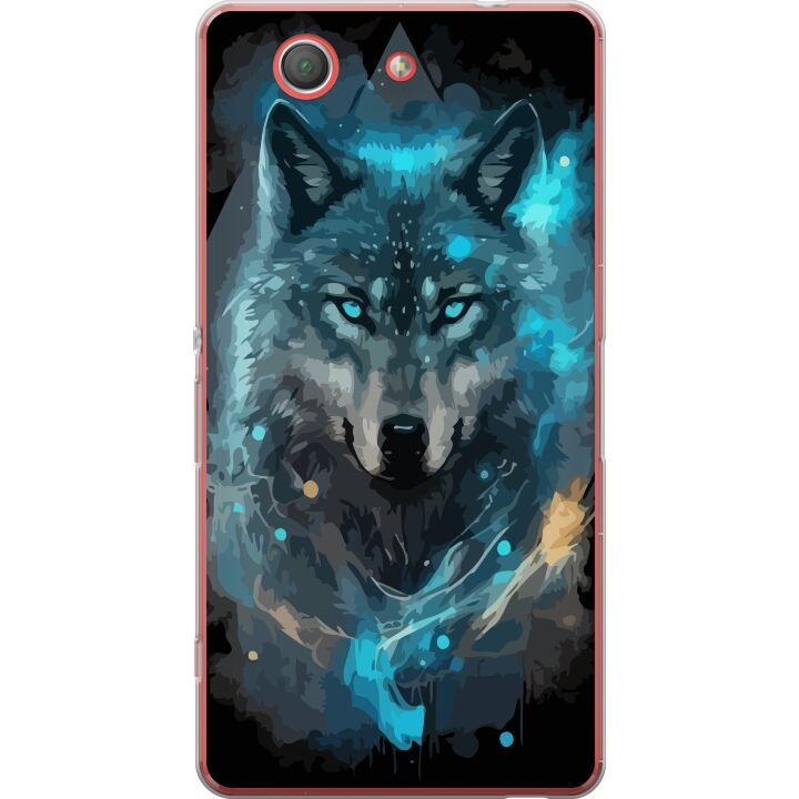 Mobilskal till Sony Xperia Z3 Compact med Varg motiv i gruppen SMARTPHONE & SURFPLATTOR / Mobilskydd / Sony hos TP E-commerce Nordic AB (A61771)