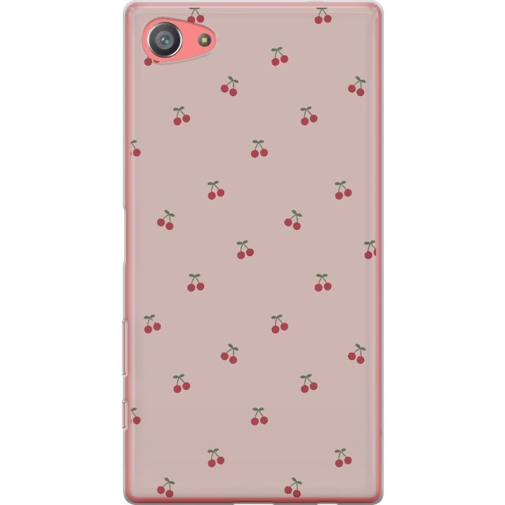 Mobilskal till Sony Xperia Z5 Compact med Körsbär motiv i gruppen SMARTPHONE & SURFPLATTOR / Mobilskydd / Sony hos TP E-commerce Nordic AB (A61800)