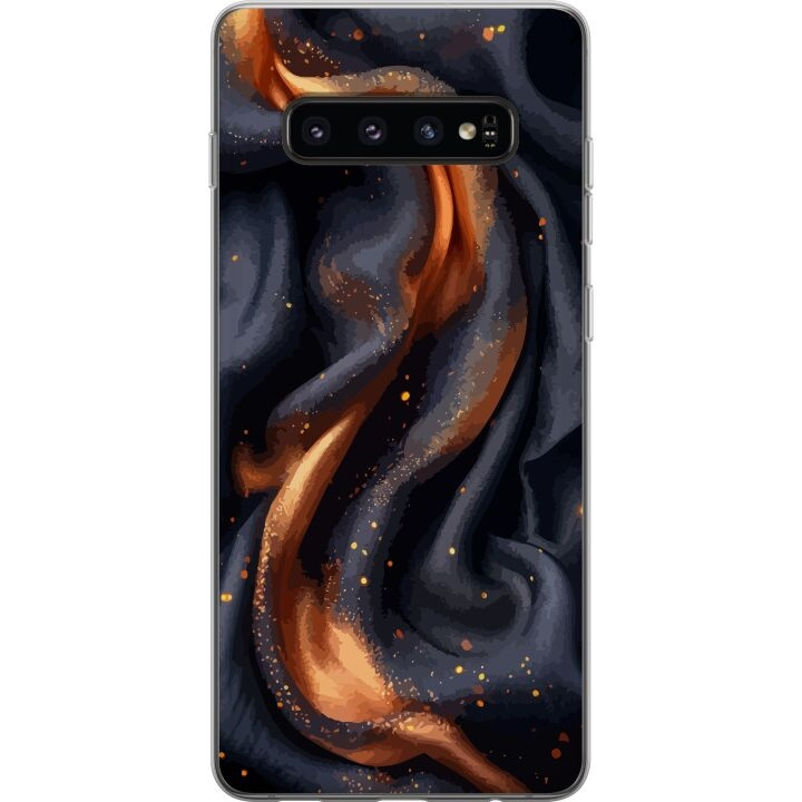 Mobilskal till Samsung Galaxy S10 med Eldigt silke motiv i gruppen SMARTPHONE & SURFPLATTOR / Mobilskydd / Samsung hos TP E-commerce Nordic AB (A61848)