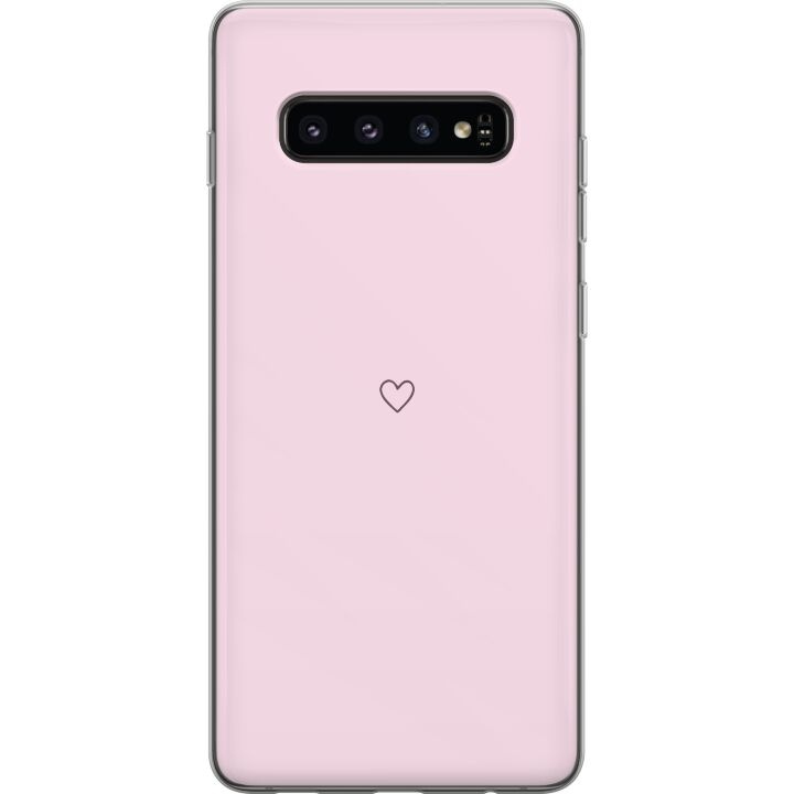 Mobilskal till Samsung Galaxy S10 med Hjärta motiv i gruppen SMARTPHONE & SURFPLATTOR / Mobilskydd / Samsung hos TP E-commerce Nordic AB (A61866)