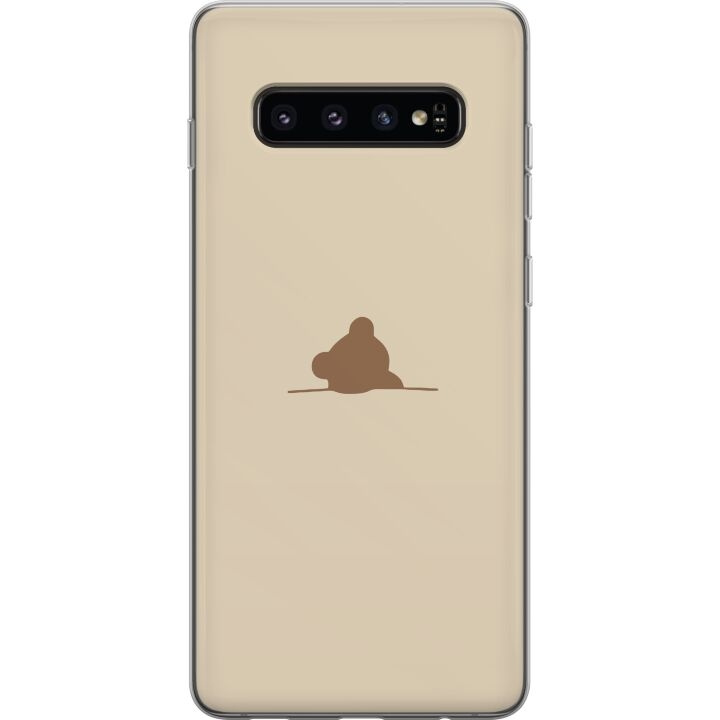 Mobilskal till Samsung Galaxy S10 med Nalle motiv i gruppen SMARTPHONE & SURFPLATTOR / Mobilskydd / Samsung hos TP E-commerce Nordic AB (A61867)