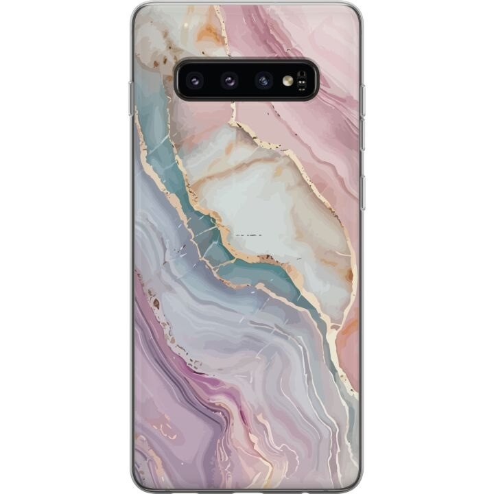 Mobilskal till Samsung Galaxy S10 med Marmor motiv i gruppen SMARTPHONE & SURFPLATTOR / Mobilskydd / Samsung hos TP E-commerce Nordic AB (A61869)