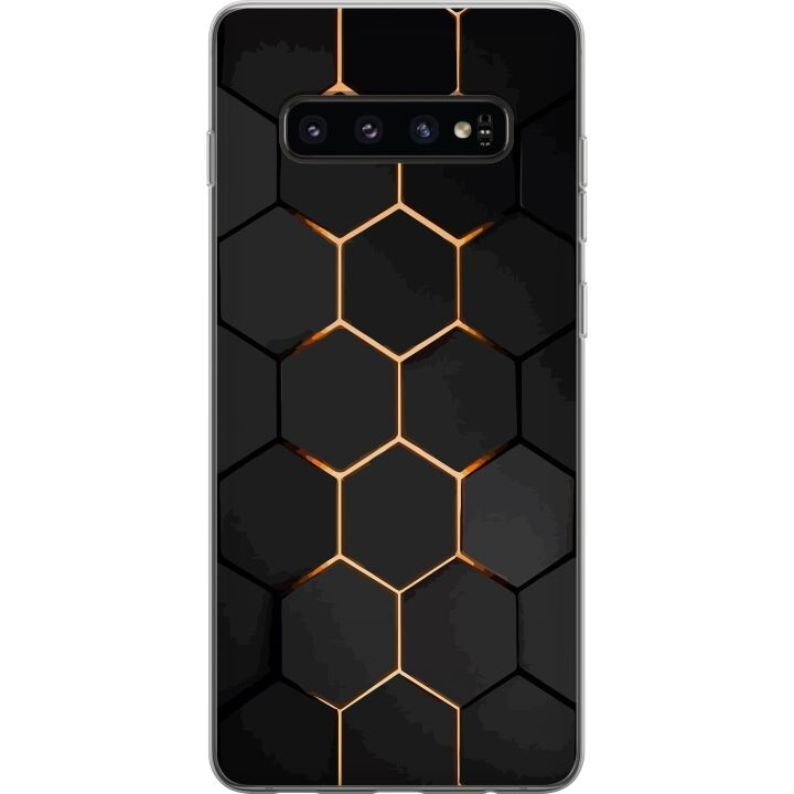 Mobilskal till Samsung Galaxy S10 med Lyxigt Mönster motiv i gruppen SMARTPHONE & SURFPLATTOR / Mobilskydd / Samsung hos TP E-commerce Nordic AB (A61872)