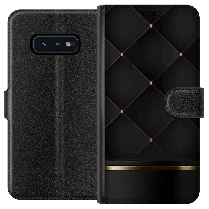 Plånboksfodral till Samsung Galaxy S10e med Lyxig linje motiv i gruppen SMARTPHONE & SURFPLATTOR / Mobilskydd / Samsung hos TP E-commerce Nordic AB (A61889)