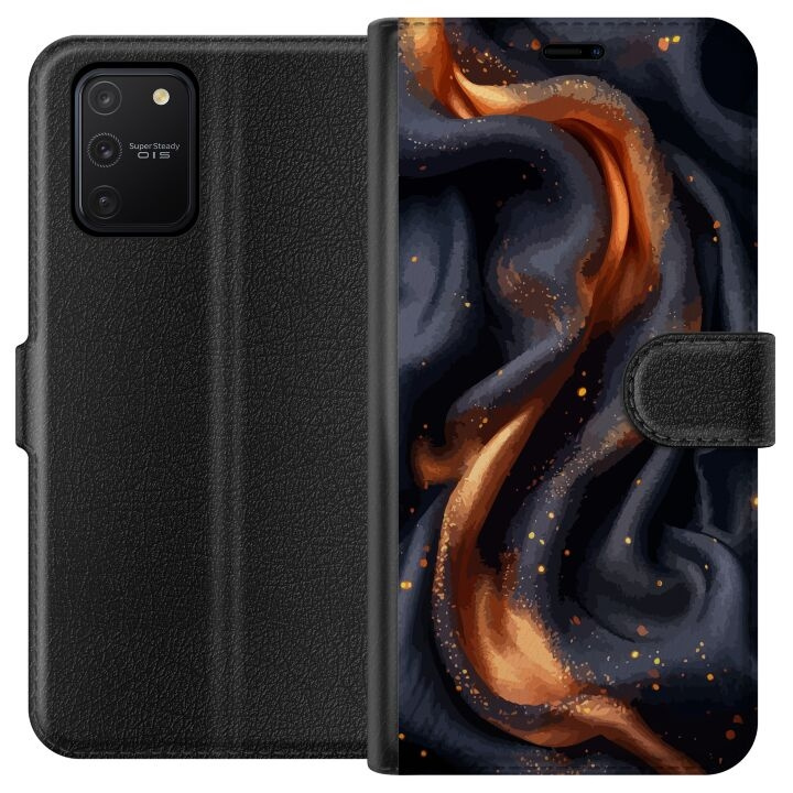 Plånboksfodral till Samsung Galaxy S10 Lite med Eldigt silke motiv i gruppen SMARTPHONE & SURFPLATTOR / Mobilskydd / Samsung hos TP E-commerce Nordic AB (A61929)