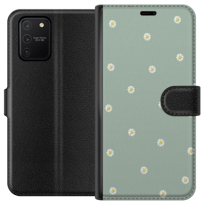 Plånboksfodral till Samsung Galaxy S10 Lite med Prästkragar motiv i gruppen SMARTPHONE & SURFPLATTOR / Mobilskydd / Samsung hos TP E-commerce Nordic AB (A61932)