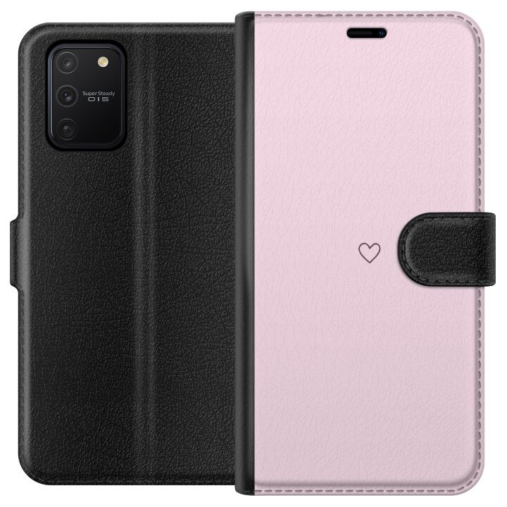 Plånboksfodral till Samsung Galaxy S10 Lite med Hjärta motiv i gruppen SMARTPHONE & SURFPLATTOR / Mobilskydd / Samsung hos TP E-commerce Nordic AB (A61947)