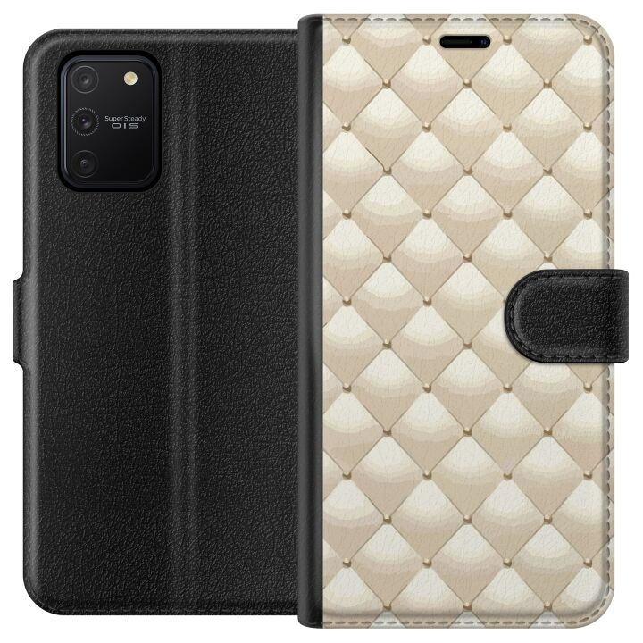 Plånboksfodral till Samsung Galaxy S10 Lite med Guldglans motiv i gruppen SMARTPHONE & SURFPLATTOR / Mobilskydd / Samsung hos TP E-commerce Nordic AB (A61954)