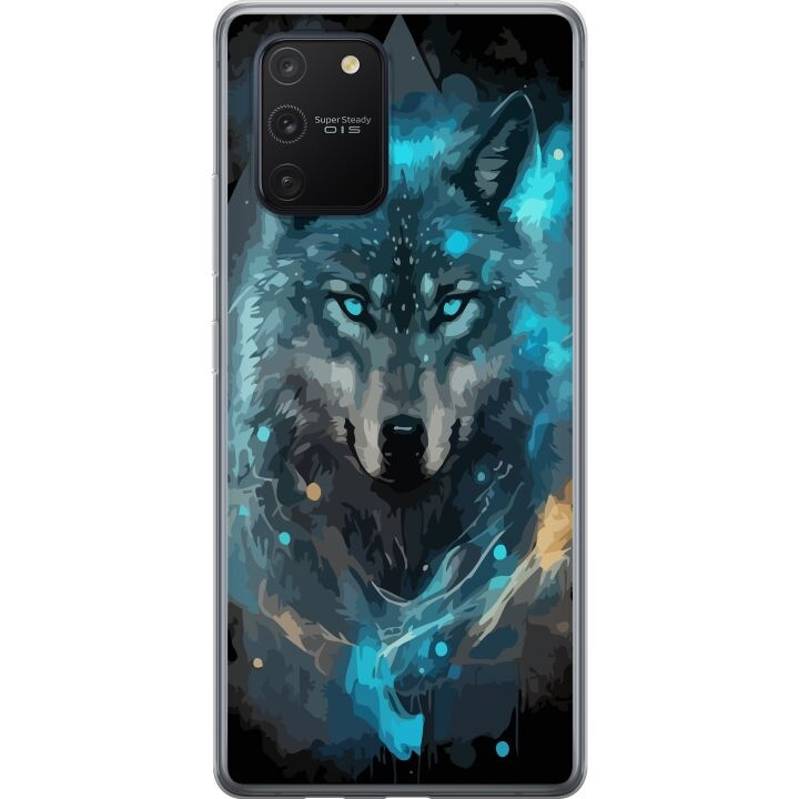 Mobilskal till Samsung Galaxy S10 Lite med Varg motiv i gruppen SMARTPHONE & SURFPLATTOR / Mobilskydd / Samsung hos TP E-commerce Nordic AB (A61960)