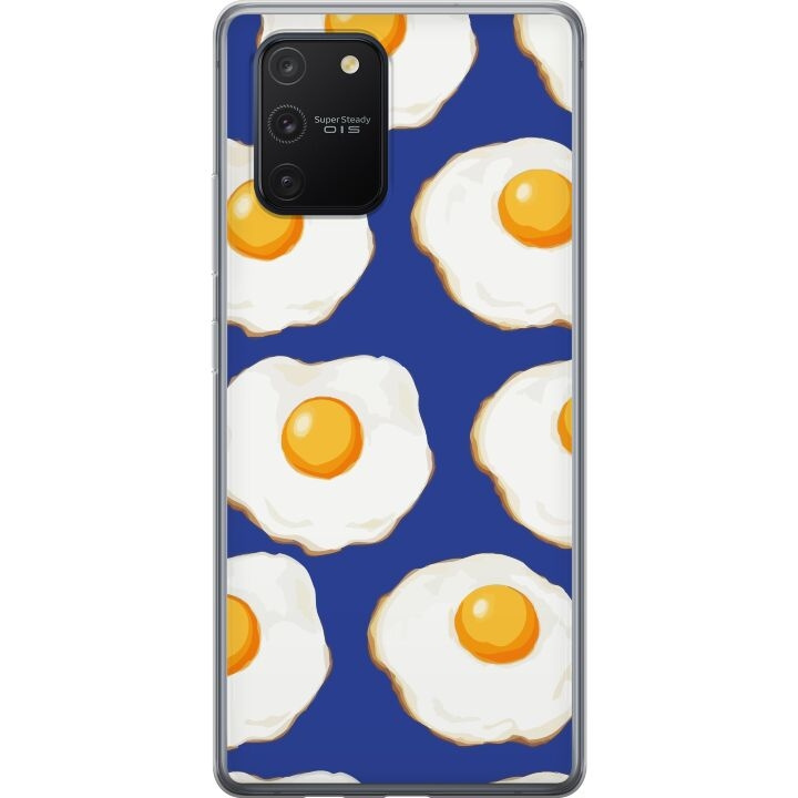 Mobilskal till Samsung Galaxy S10 Lite med Stekta ägg motiv i gruppen SMARTPHONE & SURFPLATTOR / Mobilskydd / Samsung hos TP E-commerce Nordic AB (A61961)